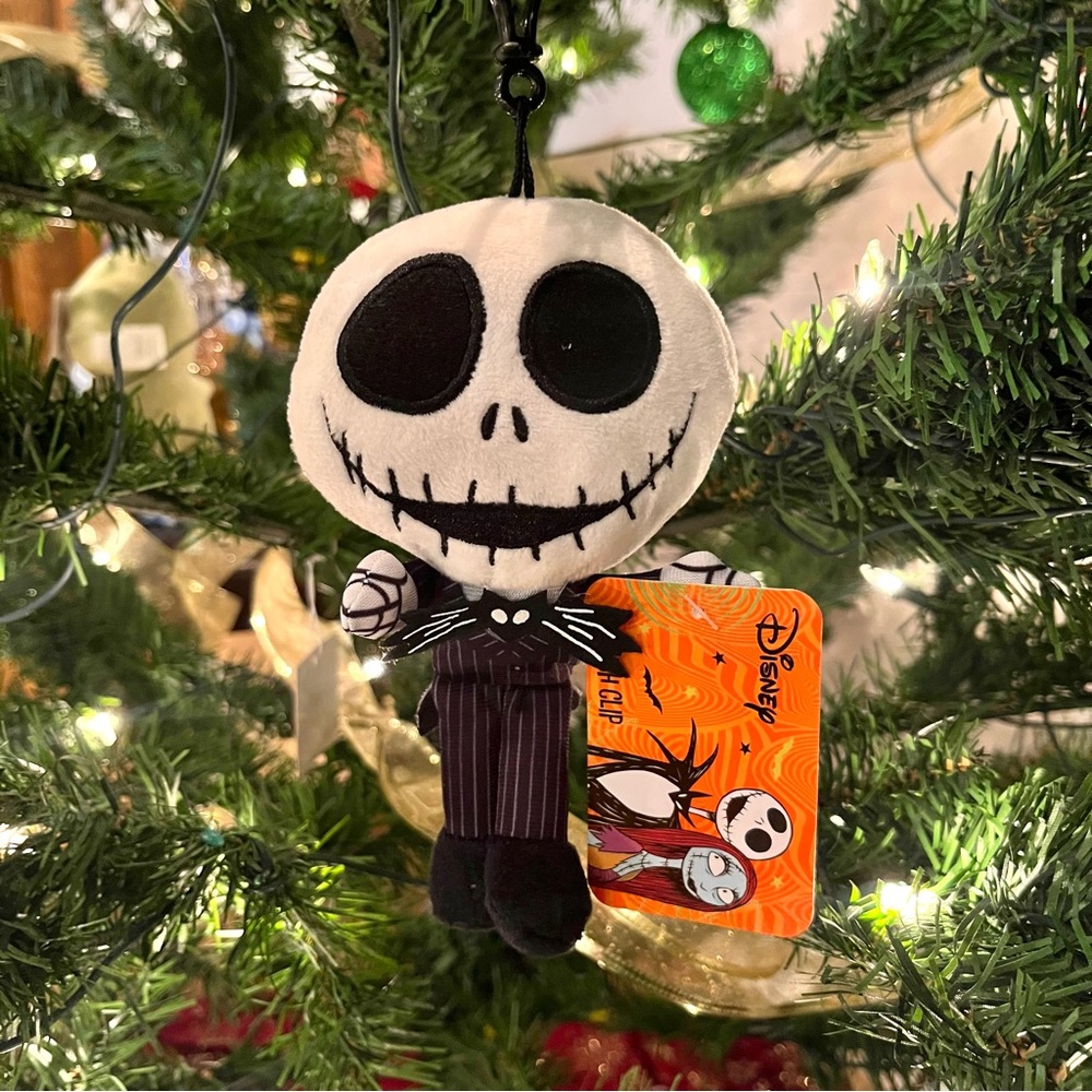 Disney Jack Skellington Plush Clip  Nightmare Before Christmas